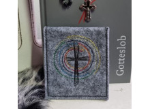 Stickdatei - Kreuz Regenbogen Kreis